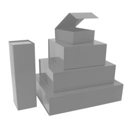 Magnetboxen 22x16.5x3cm Silber (25 Stück) [FP-VPD078]