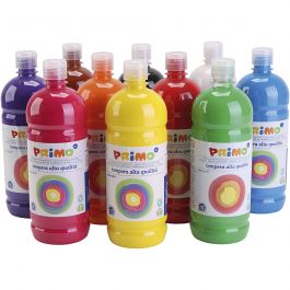 Temperafarbe Matt, Matt, Sortierte Farben, 10x1000 ml/ 1 Pck [HOB-642195]