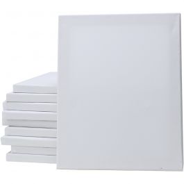 Leinwand, T 1,6 cm, Größe 40x50 cm, 280 g, Weiß, 20 Stk/ 1 Pck [HOB-980375]
