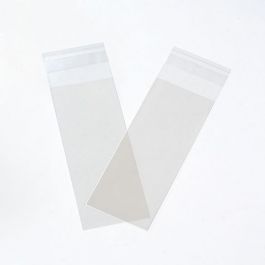 Klappenbeutel 4.8x12.1cm Hochtransparent (100 Stück) [B1X4XL]
