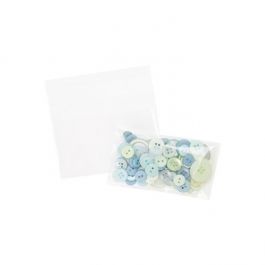 Klappenbeutel 9x5cm Hochtransparent (100 Stück) [B3X2]