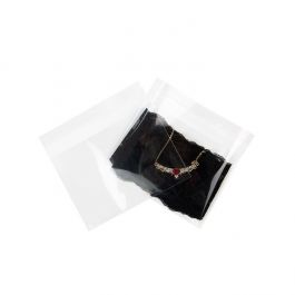 Klappenbeutel 16x11.5cm Hochtransparent (100 Stück) [B46]