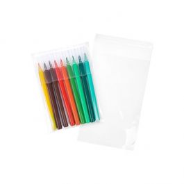 Klappenbeutel 11x17cm Hochtransparent (100 Stück) [B46T]