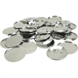 Badges, D 5,5 cm, 100 Stk/ 1 Pck [HOB-724112]