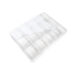 Candy-Klarsichtschachteln 12 Fächer 15.1x2.5x19.7cm (25 Stück) [CTBS34]