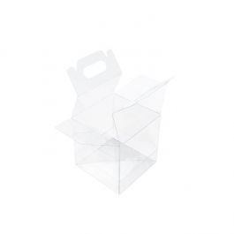Cupcake-Boxen für 1 Cupcake 10.2x10.2x10.2 cm mit Griffen (100 Stück) [CBS57]