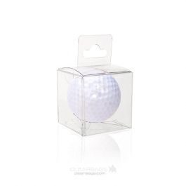 Klarsichtschachteln 4.3x4.3x4.4cm Transparent mit Aufhängeloch (25 Stück) [CHFB324]