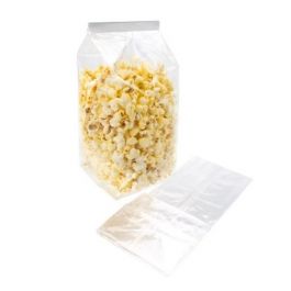 Blockbodenbeutel ÖKO-freundlich 10,2x10,2x22,9cm Premium mit Seitenfalten (100 Stück) [CFBG7]