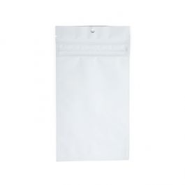 Kindersichere Beutel Mattweiß 10.2x16.5 cm (100 Stück) [CRHZB5MW]