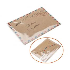 Klappenbeutel 11x8cm Hochtransparent (100 Stück) [B34]
