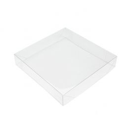 Deckel Transparent & Faltbar 13.2x2.5x13.5cm (25 Stück) [BT357]