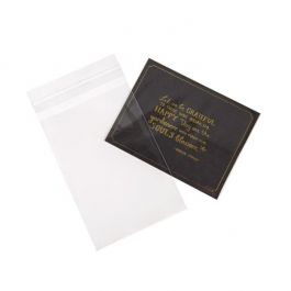 Klappenbeutel 10,8x15,6cm Hochtransparent (250 Stück) [VL4X6]