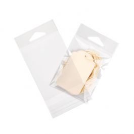 Headerbeutel Transparent 7x8.9cm Wiederverschließbar (100 Stück) [HB23]