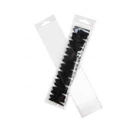 Headerbeutel Transparent 6.2x23.3cm Wiederverschließbar (100 Stück) [HB29]