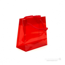 Geschenktaschen 16x7.6x16cm mit Trageschnüren (10 Stück) [G66RD1]