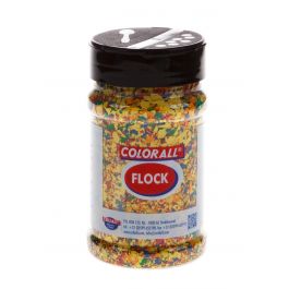Flockdekoration Schnipsel  Mexiko 150g im Glas (1 St.) [COL-FL0150554]