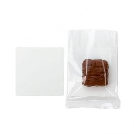 Fettbeständige Keksplatten Weiß 7x7cm (100 Stück) [GRCB12]