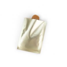 Kindersichere Einweg-Beutel Mattgold 6.5x9cm (100 Stück) [CRB1G]