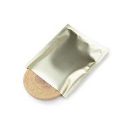 Kindersichere Einwegbeutel Mattgold 10.2x12.7cm (100 Stück) [CRB3G]