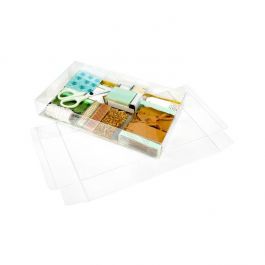 Klarsichtschachteln 19.1x5.1x32.2cm Transparent (25 Stück) [FPB260]