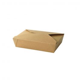 Einweg Pappe Box Braun 1100 ml (280 Stück) [GB-DFC01632]