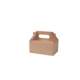 Gebäckkasten Braun 11x9x18 cm (150 Stück) [GB-DFC01704]