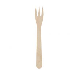 Pommes Frites Gabeln Holz XL 17,5 cm Dreizack (10000 Stück) [GB-DSE06333]