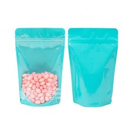 Standbodenbeutel Türkis Ostern 13x7.9x20.6cm (25 Stück) [ZBGW3TE]