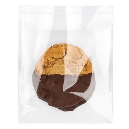 Umweltfreundliche Klappenbeutel Bioplastik 13.3x12.9cm Transparent (100 Stück) [GC5X5SM]