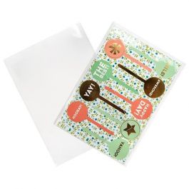 Umweltfreundliche Beutel Bioplastik 16.5x22.9cm Transparent (100 Stück) [GC6H9NF]