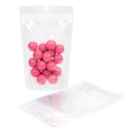 Öko Standbodenbeutel Transparent/Bioplastik 113 Gramm | 13x7.9x20.6cm (100 Stück) [ZBGE3]
