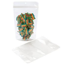 Öko Standbodenbeutel Transparent/Bioplastik 312 Gramm | 14.9x8.9x23.2cm (100 Stück) [ZBGE7]