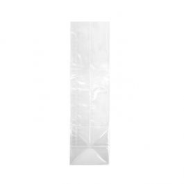 Blockbodenbeutel 10x6x28cm Transparent (100 Stück) [FG128]