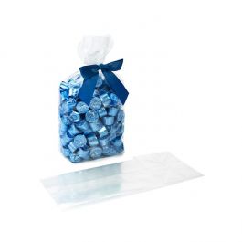 Blockbodenbeutel 10.2x7.6x25.4cm Transparent  (100 Stück) [FG5]