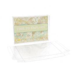 Klarsichtschachteln 12.4x2.5x16.8cm Transparent (25 Stück) [FPB123]