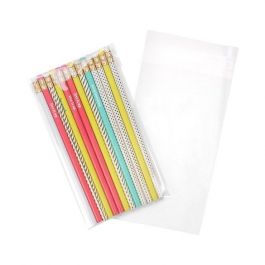 Umweltfreundliche Beutel 10.2x19.1cm Transparent - Premium (100 Stück) [GC4E7H]