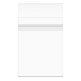 Umweltfreundliche Beutel 12.5x16.5cm Transparent mit Schutzverschluss (100 Stück) [GC65PC]