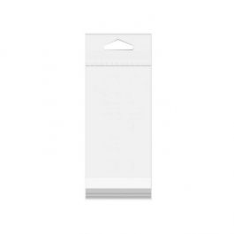 Headerbeutel Transparent 5.1x30.5cm Wiederverschließbar (100 Stück) [HB212]