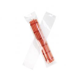 Headerbeutel Transparent 8.9x39.4cm Wiederverschließbar (100 Stück) [HB315]
