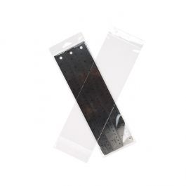 Headerbeutel Transparent 10.3x31.8cm Wiederverschließbar (100 Stück) [HB412]