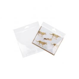 Headerbeutel Transparent 14.9x11.4cm Wiederverschließbar (100 Stück) [HB45]