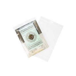 Headerbeutel Transparent 23.2x30.5cm mit Schutzverschluss (100 Stück) [HB811HD]