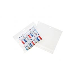 Headerbeutel Transparent 23.5x16.5cm Wiederverschließbar (100 Stück) [HB96H]
