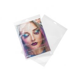Headerbeutel Transparent 22x30.3cm Wiederverschließbar (100 Stück) [HBA4]