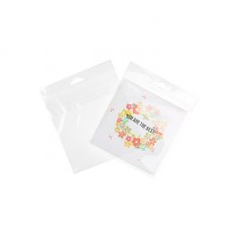 Headerbeutel Transparent 15.2x15.2cm zum Oben laden von Inhalten (100 Stück) [HBT6X6]