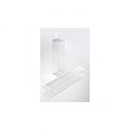 Klarsichtschachteln 3.8x3.2x15.2cm mit Aufhängeloch (25 Stück) [HFB221]