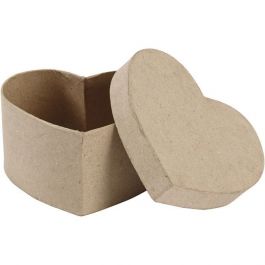 Pappschachtel Herzförmig 11.5x11.5x6cm (1 Stück) [HOB27182]