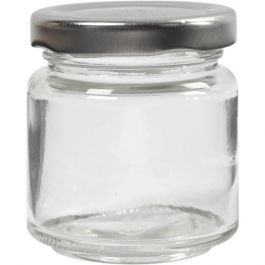 Aufbewahrungsglas 6.5x5.7cm - Transparent (12Stck./100 ml) [HOB55907]
