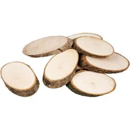 Holzscheiben 7.5x4.5x0.8cm (20 Stück) [HOB56791]