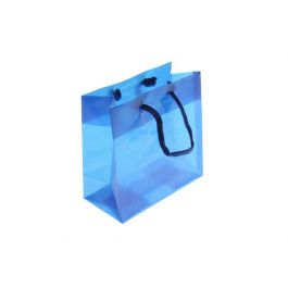 Geschenktaschen 16x7.6x16cm mit Trageschnüren (10 Stück) [G66BL1]